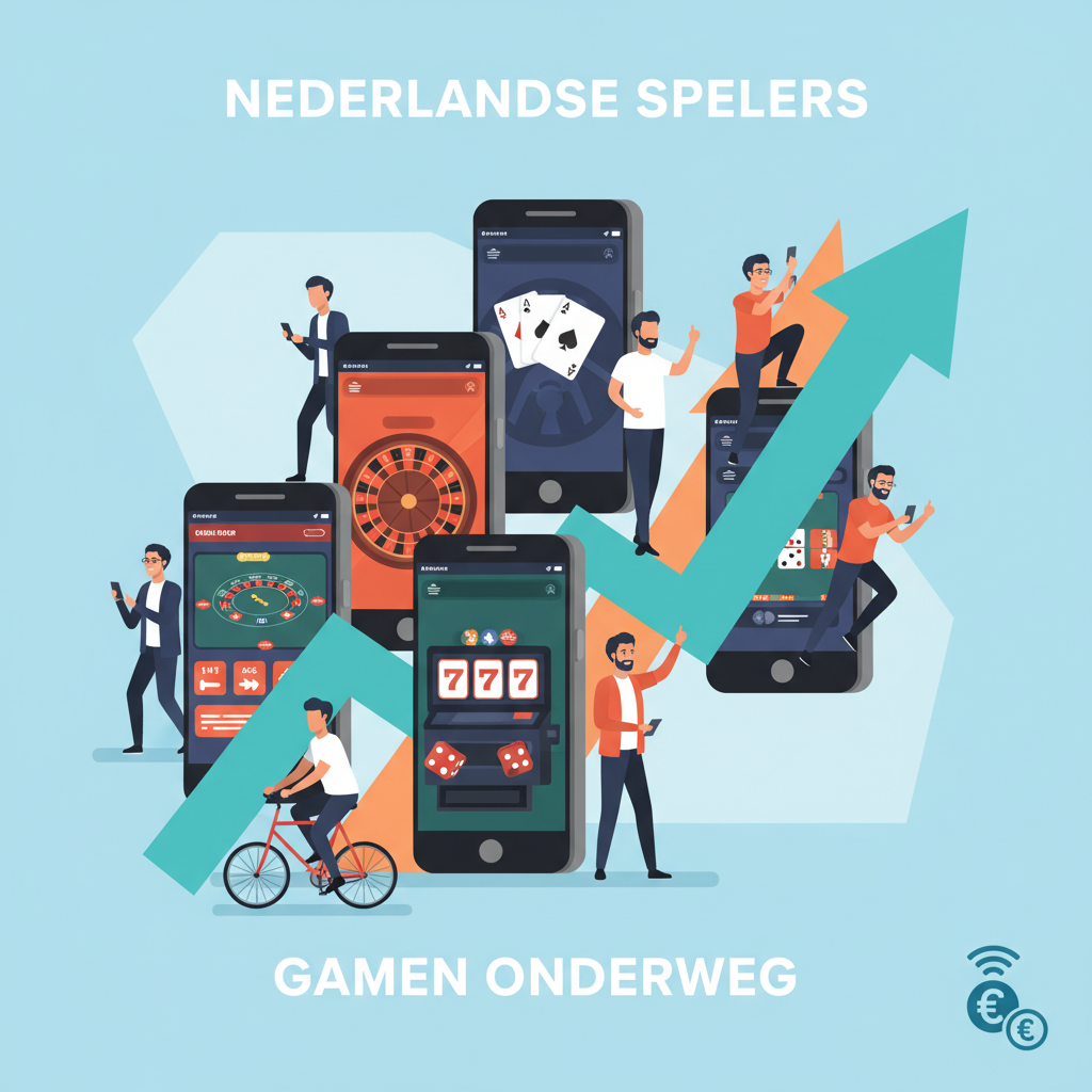Mobiel gokken stijgt